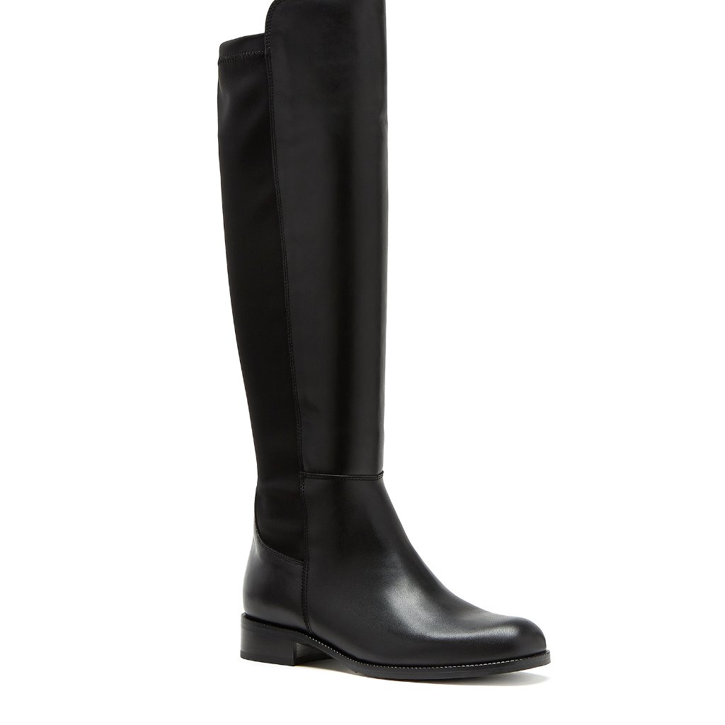 New! La Canadienne Serena Leather Waterproof Riding Boots Black Size 6 Dd306